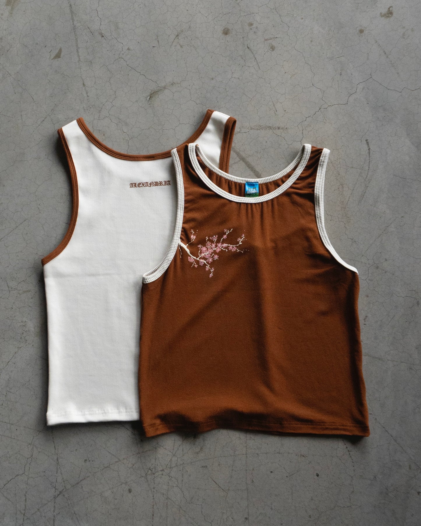 CHERRY BLOSSOM TANK TOP 2PACK