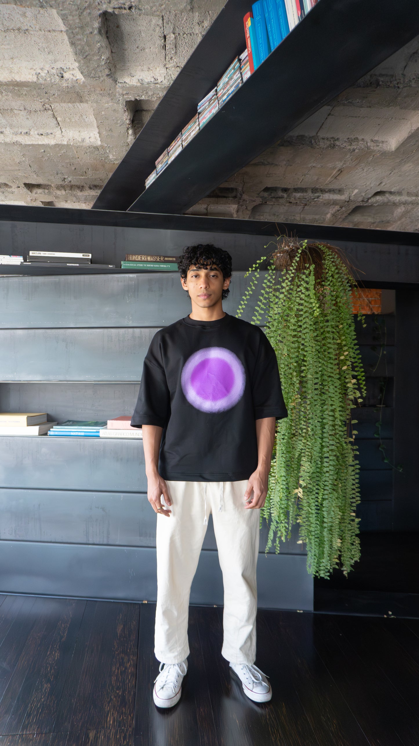 AMETHYST AURA BOXY TEE
