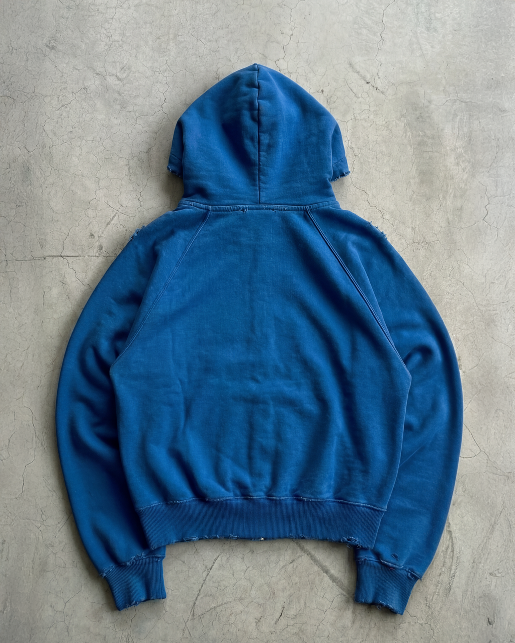 BLUE VINTAGE WASHED ZIP-UP