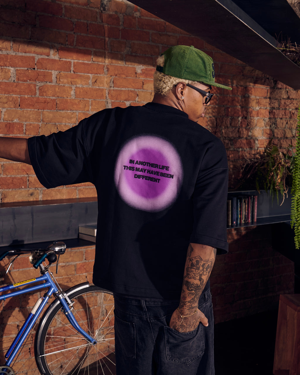 AMETHYST AURA BOXY TEE