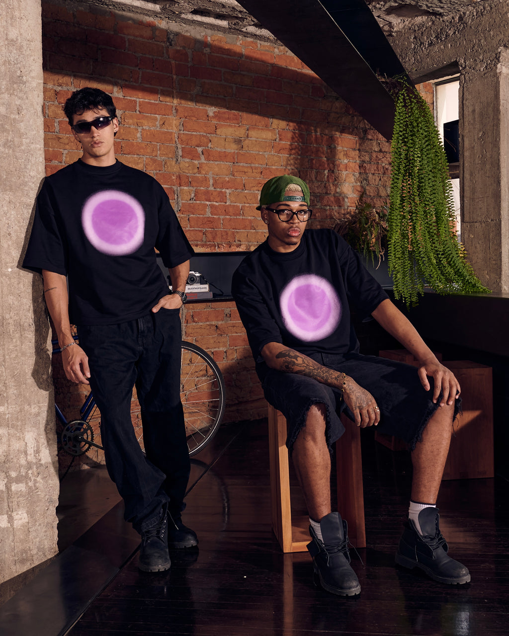 AMETHYST AURA BOXY TEE