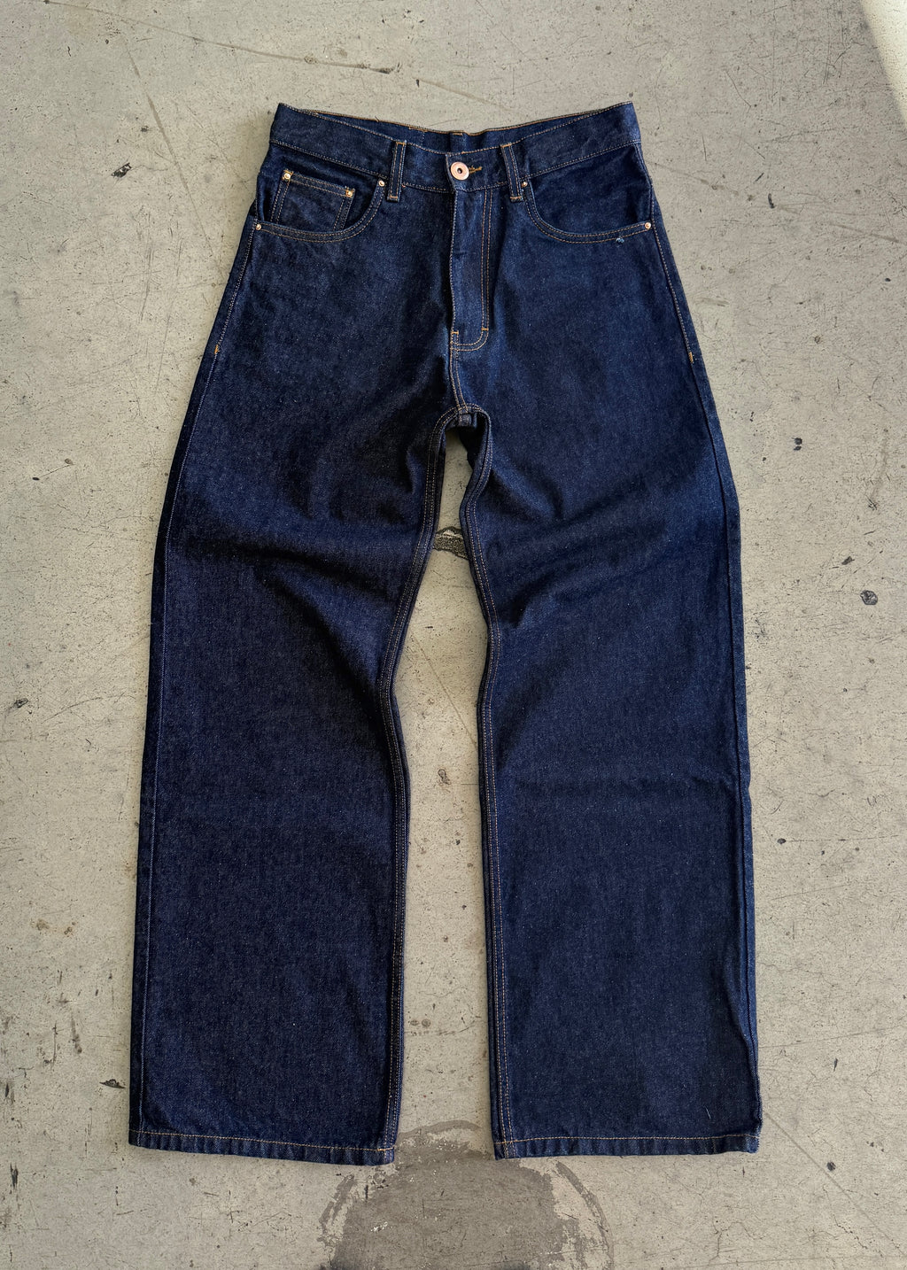 BOOTCUT JEANS RAW INDIGO