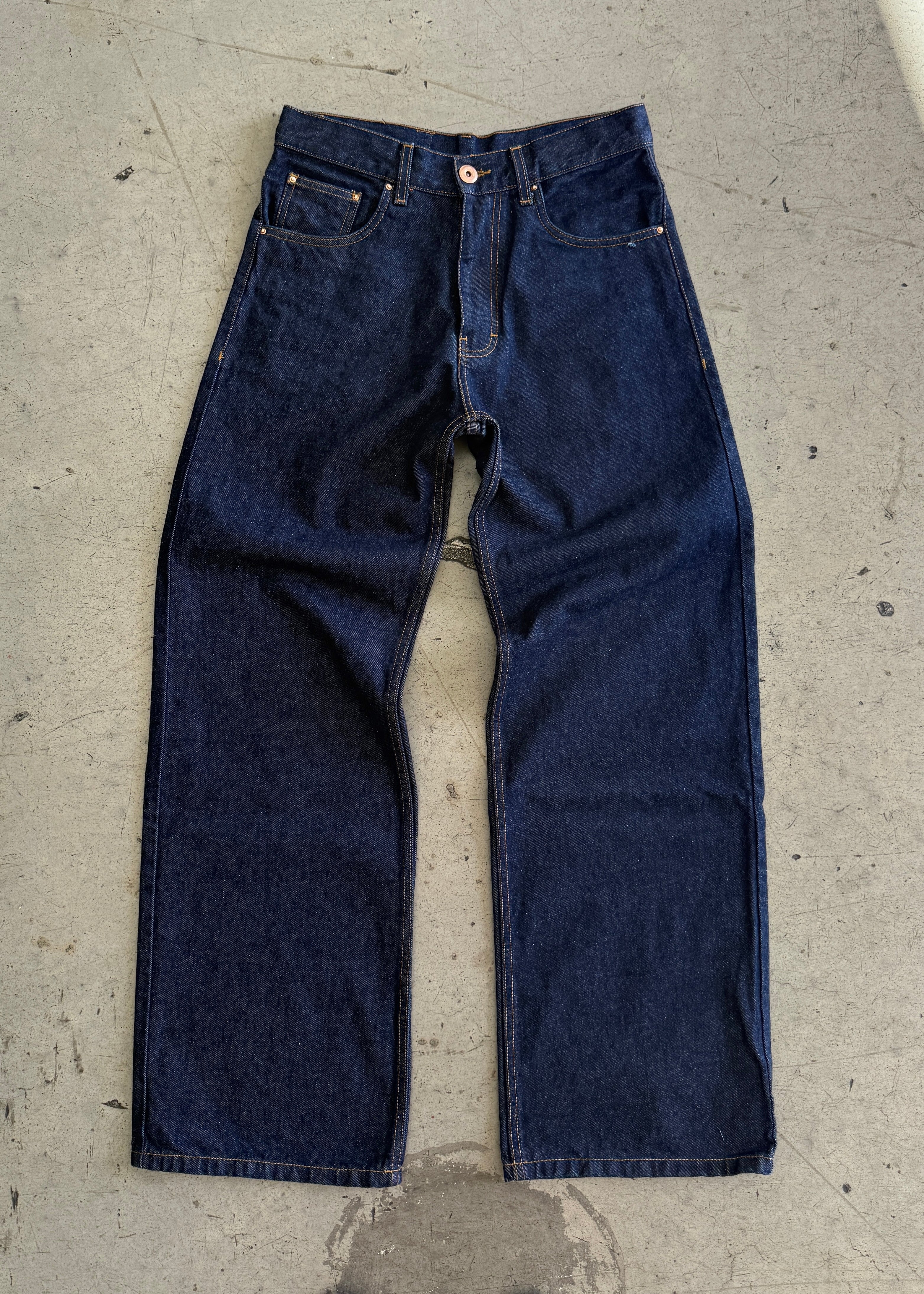 BOOTCUT JEANS RAW INDIGO