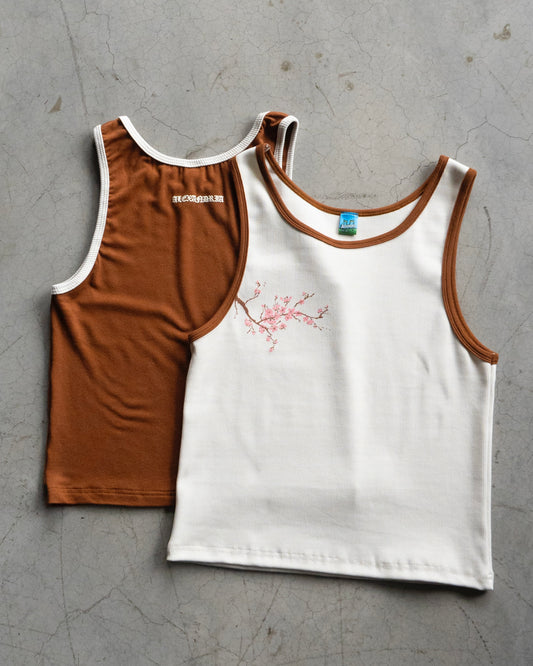 CHERRY BLOSSOM TANK TOP 2PACK